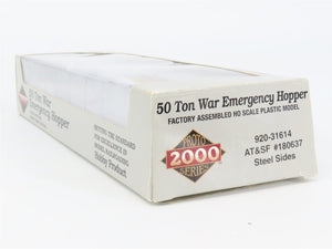 HO Scale PROTO 2000 920-31614 ATSF Santa Fe 2-Bay War Emergency Hopper RTR