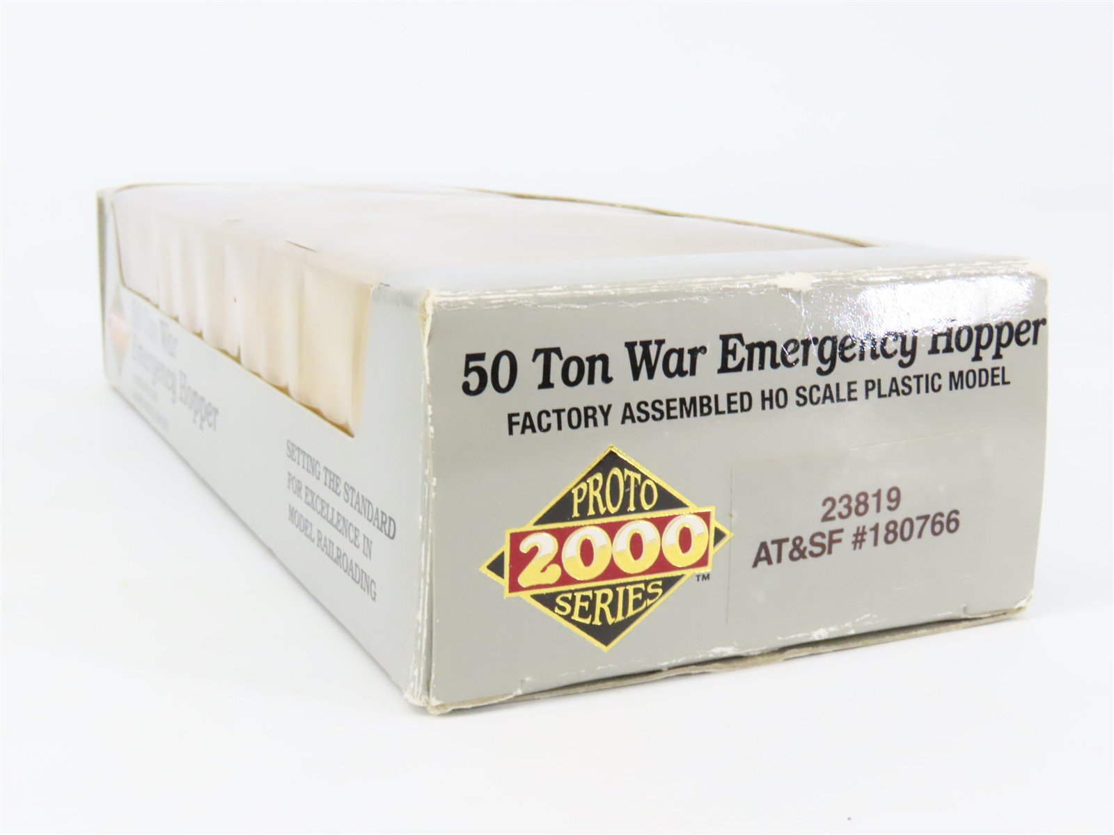 HO Scale PROTO 2000 23819 ATSF Santa Fe 2-Bay War Emergency Hopper 180766 RTR
