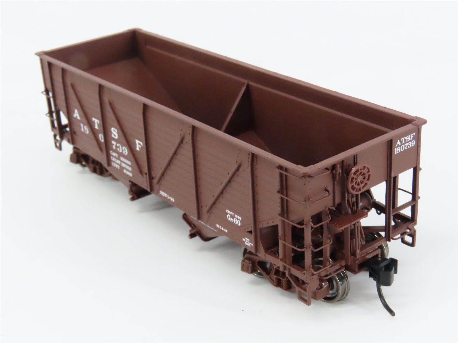 HO Scale PROTO 2000 23818 ATSF Santa Fe 2-Bay War Emergency Hopper 180739 RTR