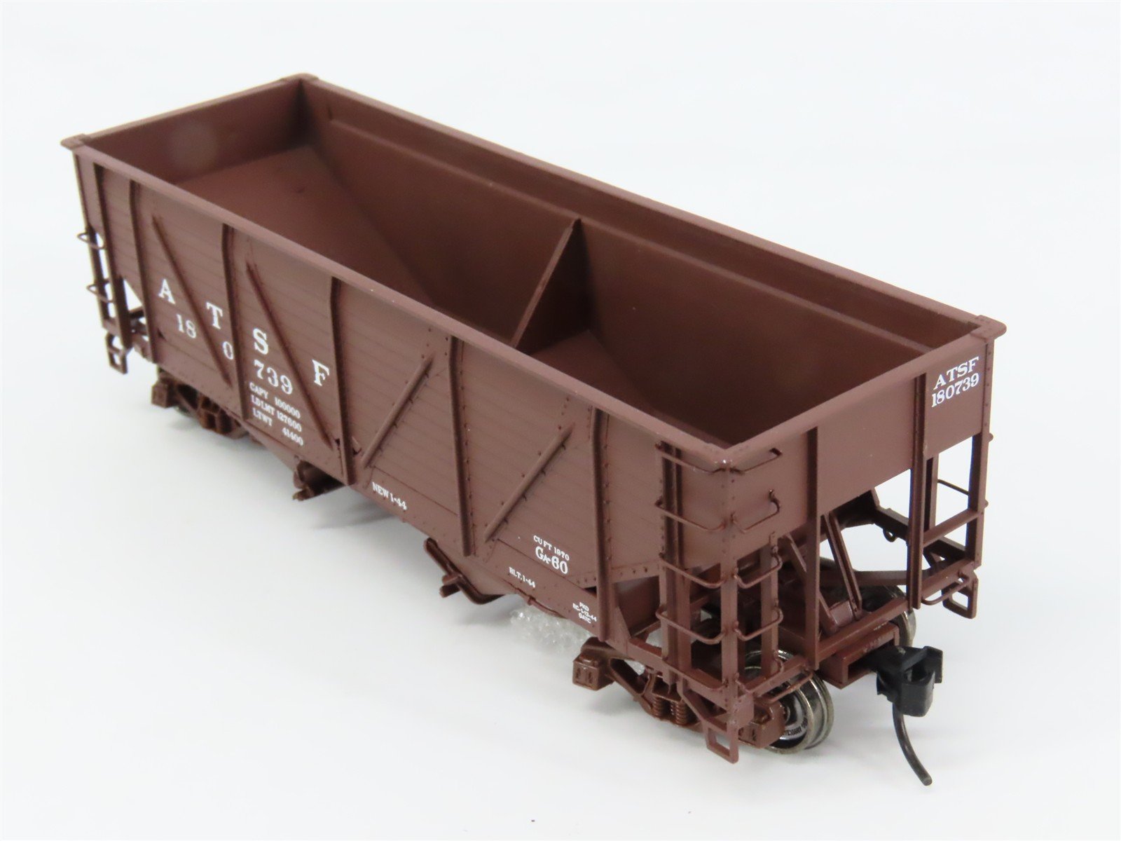 HO Scale PROTO 2000 23818 ATSF Santa Fe 2-Bay War Emergency Hopper 180739 RTR