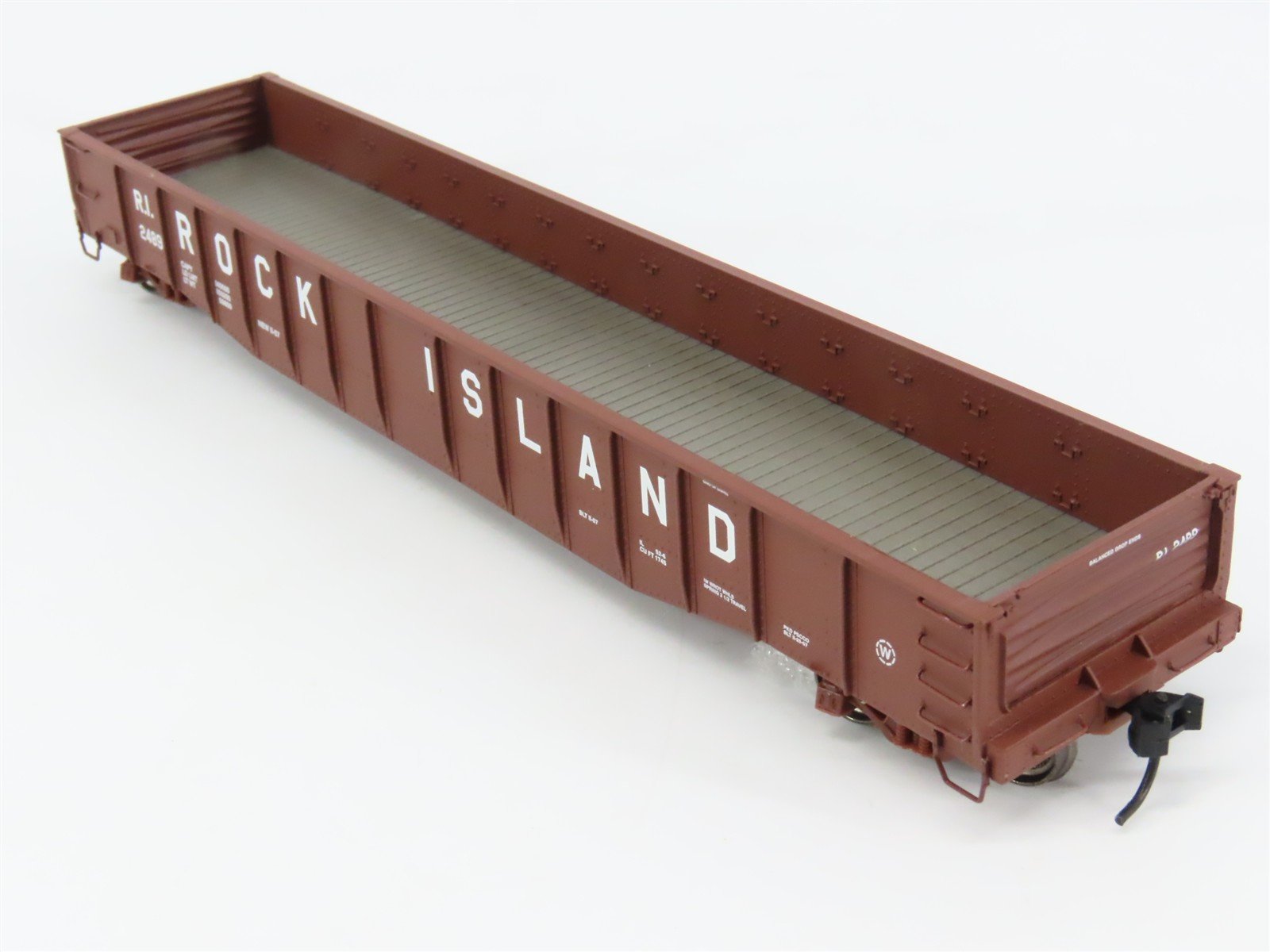 HO Scale PROTO 2000 21466 RI Rock Island Drop End Mill Gondola 2489 RTR