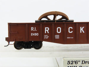 HO Scale PROTO 2000 920-54122 RI Rock Island Drop End Mill Gondola 2490 RTR
