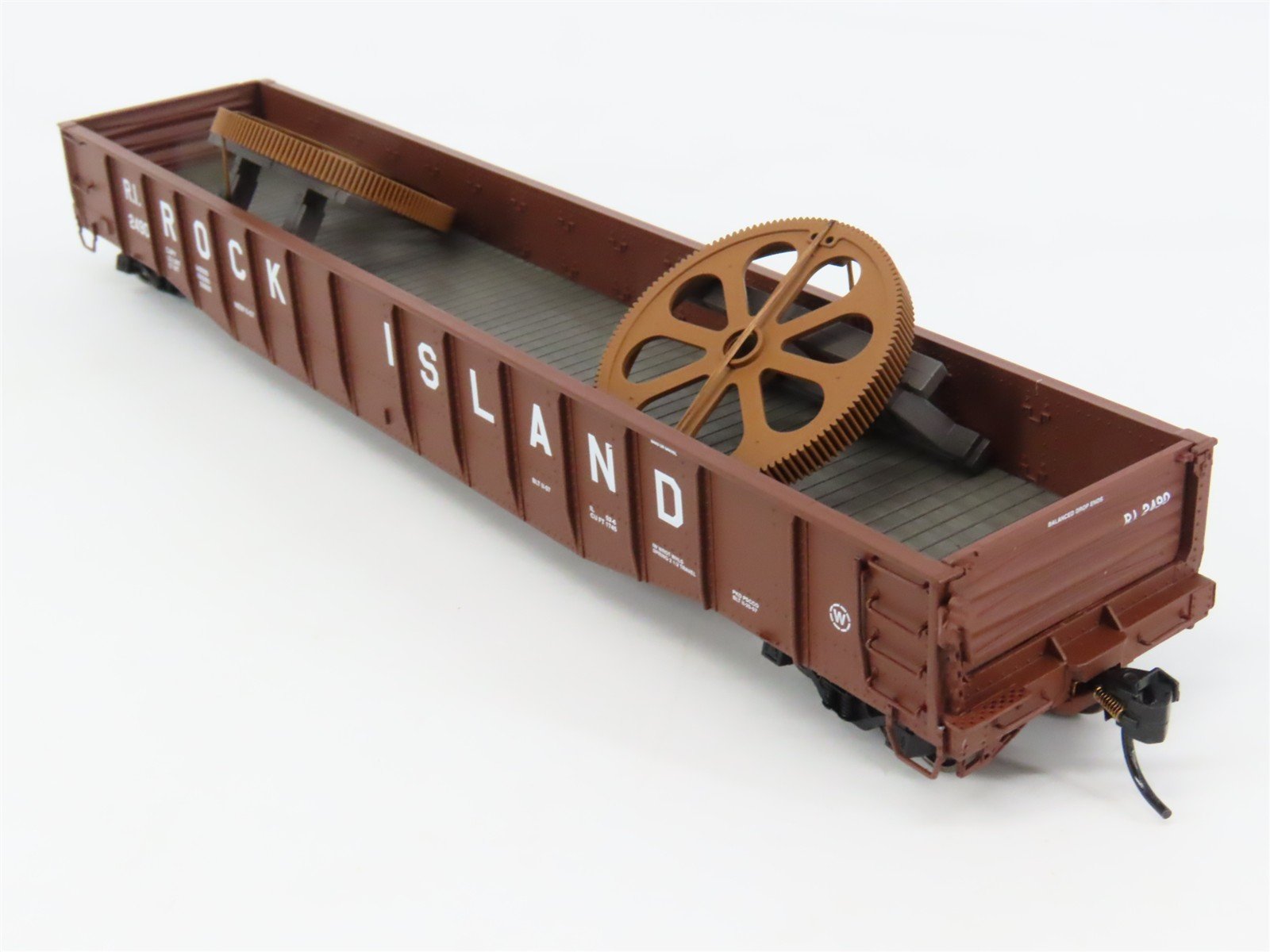 HO Scale PROTO 2000 920-54122 RI Rock Island Drop End Mill Gondola 2490 RTR