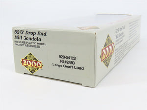 HO Scale PROTO 2000 920-54122 RI Rock Island Drop End Mill Gondola 2490 RTR