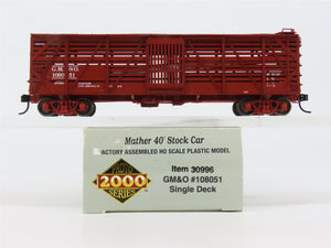 HO Scale PROTO 2000 30996 GM&O Gulf, Mobile & Ohio 40' Stock/Cattle Car RTR