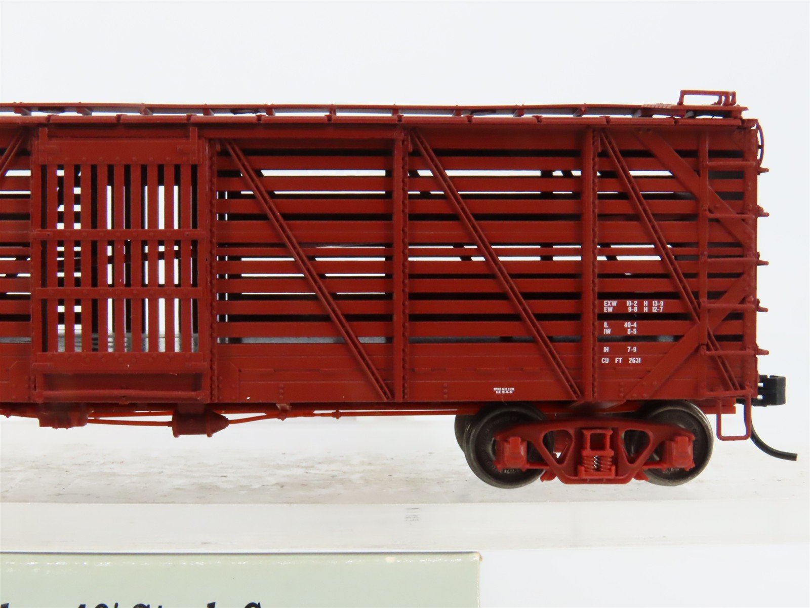 HO Scale PROTO 2000 30996 GM&O Gulf, Mobile & Ohio 40' Stock/Cattle Car RTR