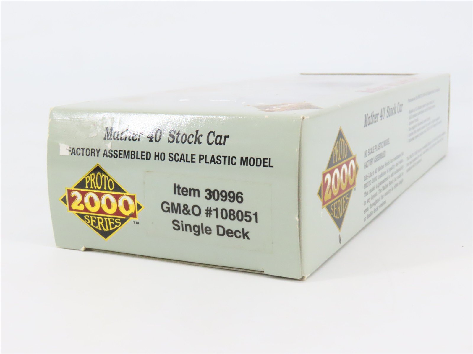 HO Scale PROTO 2000 30996 GM&O Gulf, Mobile & Ohio 40' Stock/Cattle Car RTR