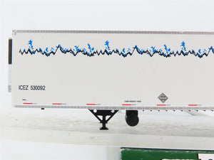 HO Scale Bowser 40857 BNSF Railway 53' 53' DuraPlate RoadRailer 530092 RTR
