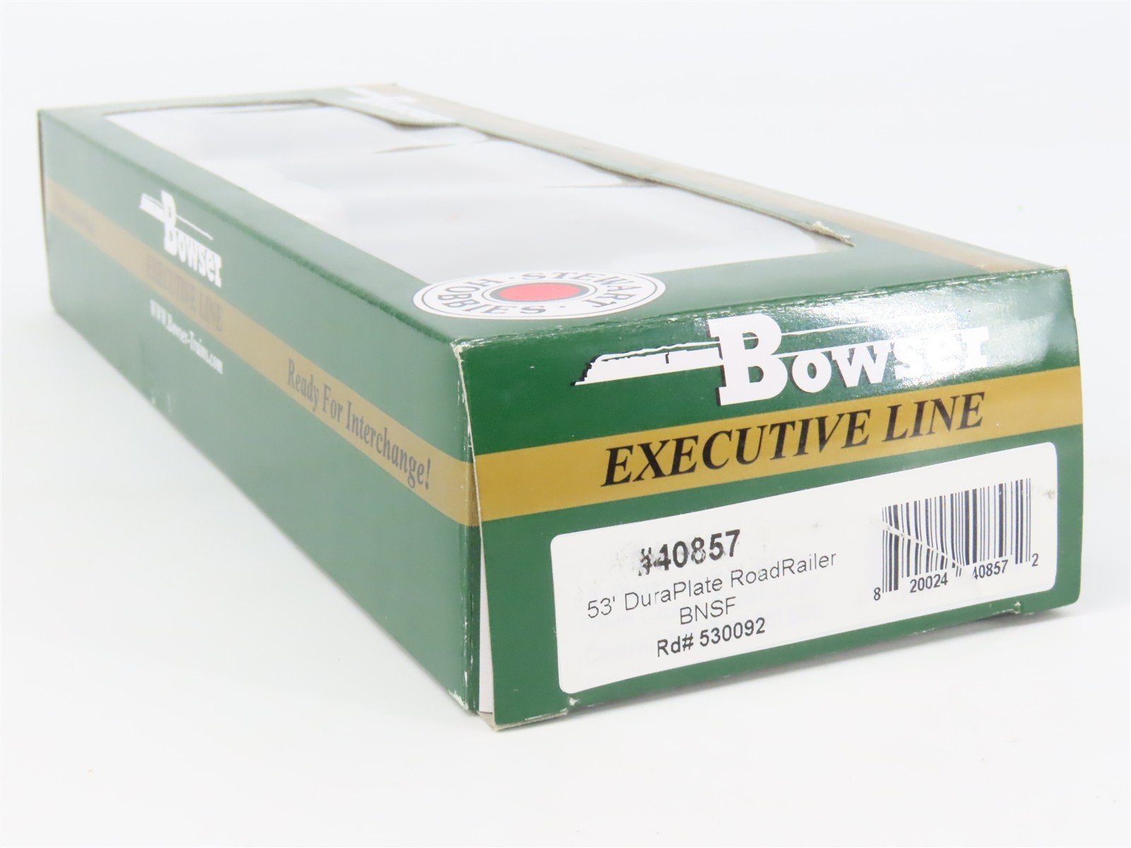 HO Scale Bowser 40857 BNSF Railway 53' 53' DuraPlate RoadRailer 530092 RTR