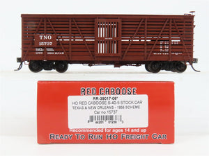 HO Scale Red Caboose RR-39017-06 TNO Texas & New Orleans Stock/Cattle Car RTR