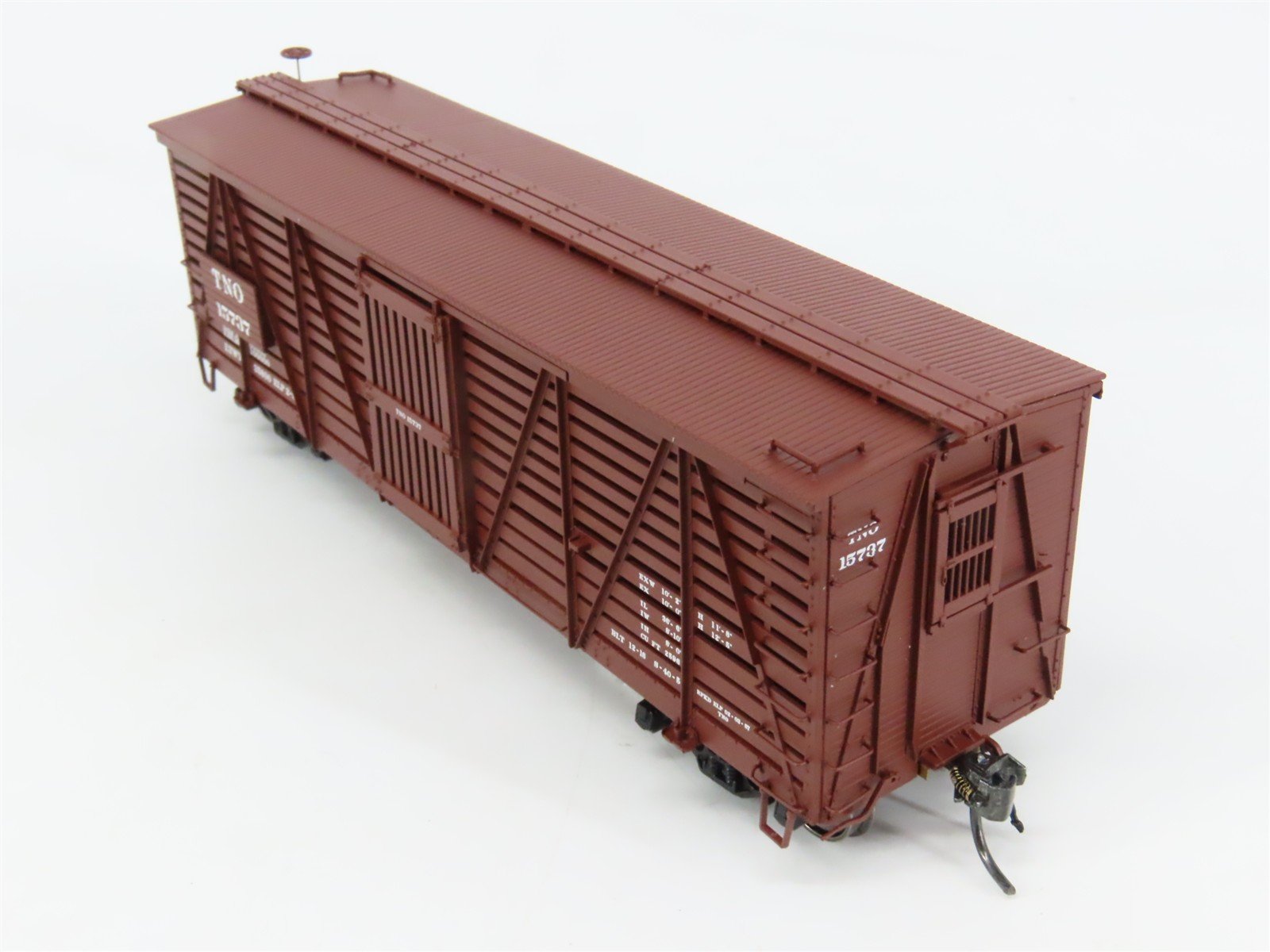 HO Scale Red Caboose RR-39017-06 TNO Texas & New Orleans Stock/Cattle Car RTR