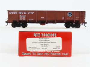 HO Scale Red Caboose RR-35001-7 SP Southern Pacific 41' Gondola 151423 RTR