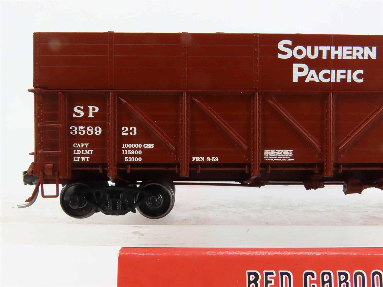 HO Scale Red Caboose RR-35183-142 SP Southern Pacific 41' Gondola 358923 RTR