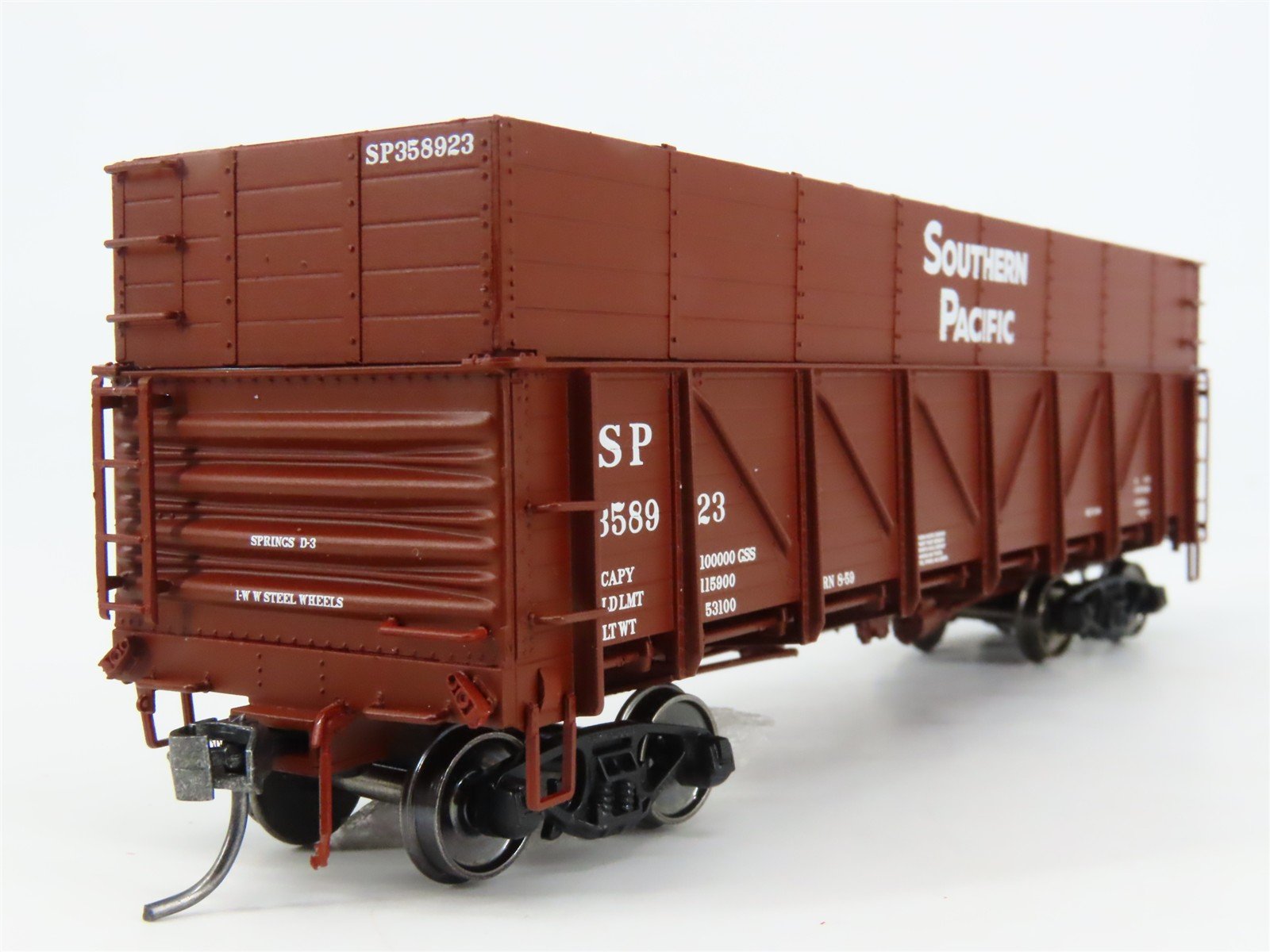 HO Scale Red Caboose RR-35183-142 SP Southern Pacific 41' Gondola 358923 RTR
