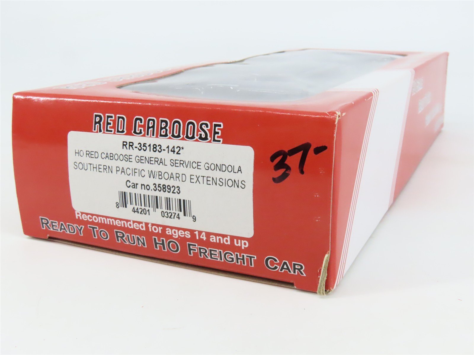 HO Scale Red Caboose RR-35183-142 SP Southern Pacific 41' Gondola 358923 RTR