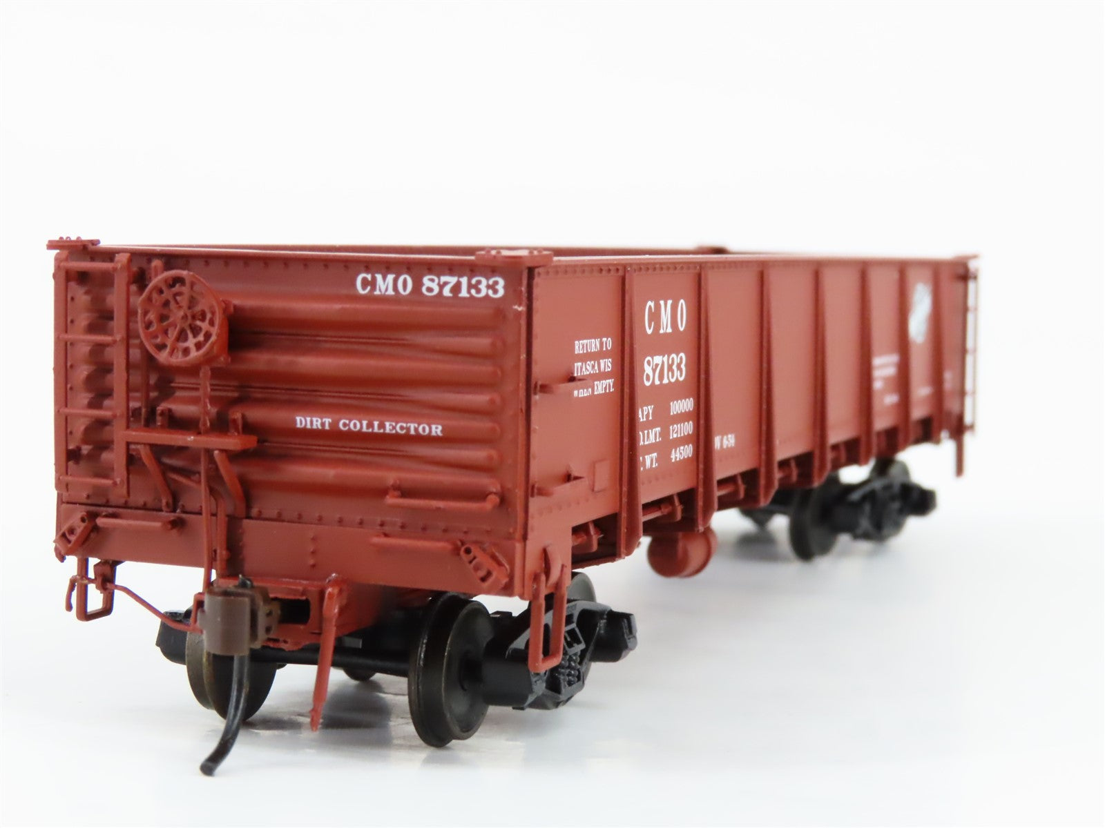 HO Scale Red Caboose RR-35022-2C Chicago & North Western Steel Side Gondola RTR