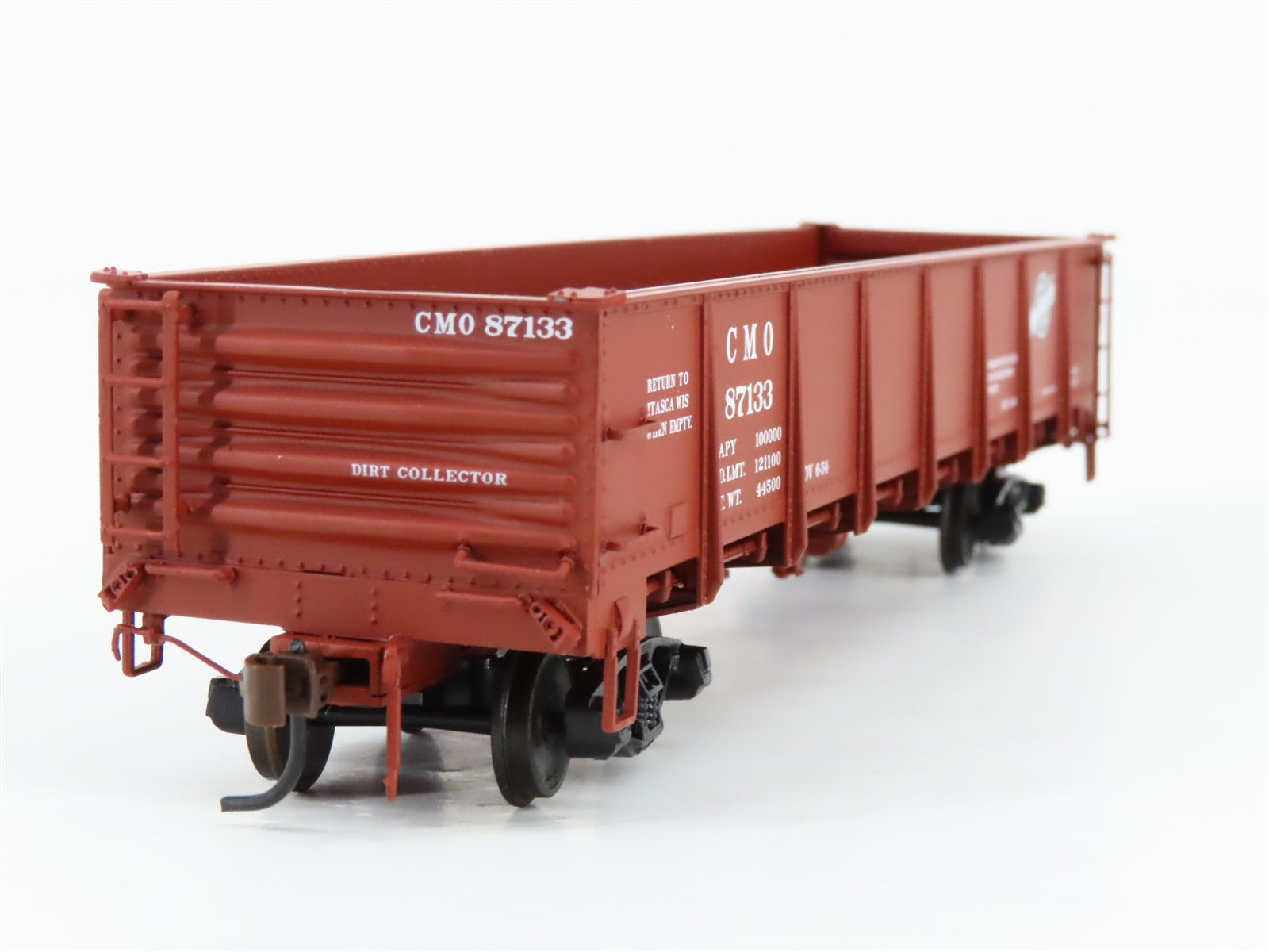 HO Scale Red Caboose RR-35022-2C Chicago & North Western Steel Side Gondola RTR