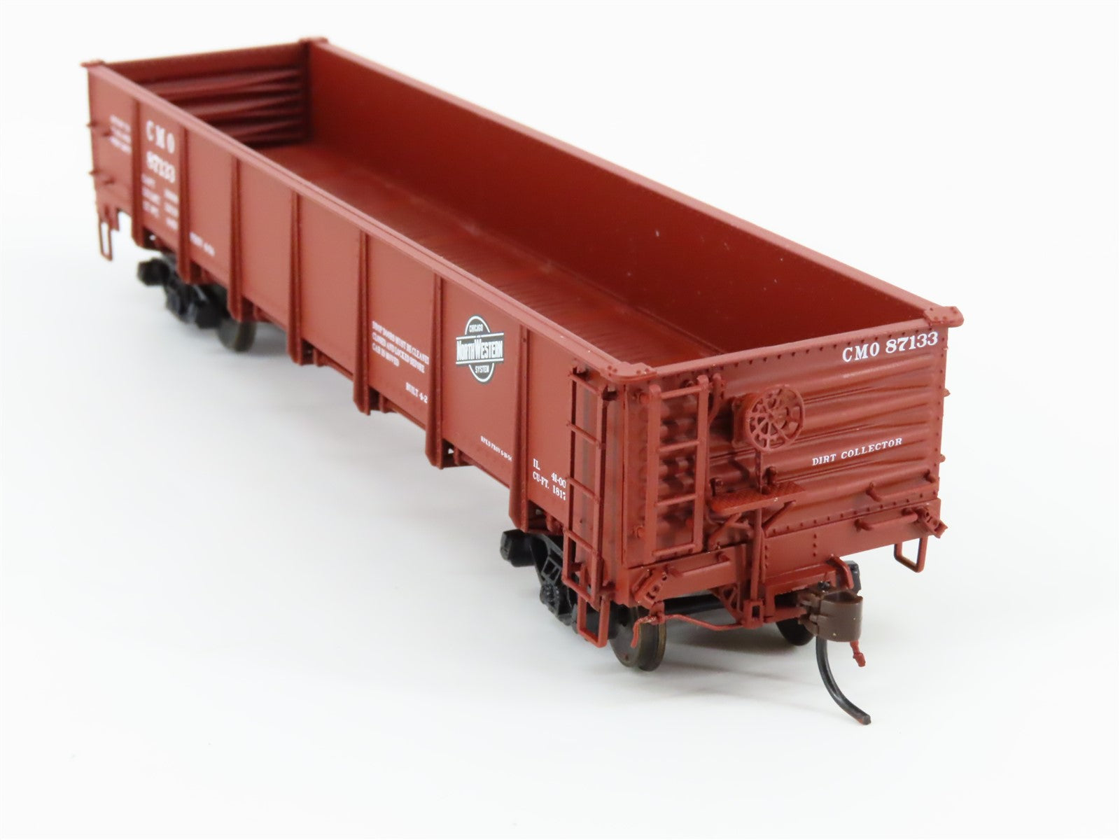 HO Scale Red Caboose RR-35022-2C Chicago & North Western Steel Side Gondola RTR