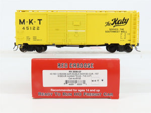 HO Scale Red Caboose RR-38580-02 MKT Missouri-Kansas-Texas 40' Box Car 45122 RTR