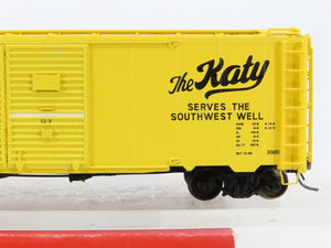 HO Scale Red Caboose RR-38580-02 MKT Missouri-Kansas-Texas 40' Box Car 45122 RTR