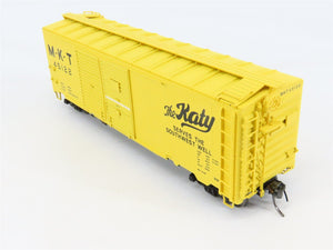 HO Scale Red Caboose RR-38580-02 MKT Missouri-Kansas-Texas 40' Box Car 45122 RTR