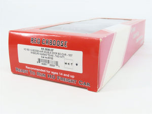 HO Scale Red Caboose RR-38580-02 MKT Missouri-Kansas-Texas 40' Box Car 45122 RTR