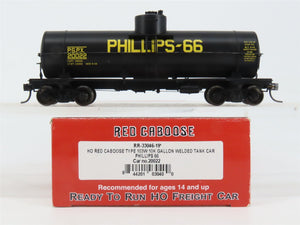 HO Scale Red Caboose RR-33046-19 PSPX Phillips 66 Tank Car 20022 RTR