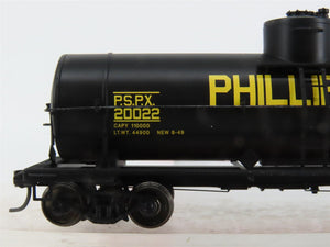 HO Scale Red Caboose RR-33046-19 PSPX Phillips 66 Tank Car 20022 RTR