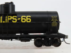 HO Scale Red Caboose RR-33046-19 PSPX Phillips 66 Tank Car 20022 RTR