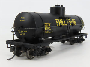 HO Scale Red Caboose RR-33046-19 PSPX Phillips 66 Tank Car 20022 RTR