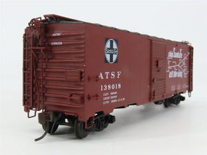 HO Scale Red Caboose RR-38083-1 ATSF Santa Fe 40' Box Car 138018 RTR