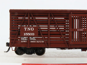 HO Scale Red Caboose RR-39017-01* TNO Texas & New Orleans Stock/Cattle Car RTR
