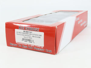 HO Scale Red Caboose RR-39017-01* TNO Texas & New Orleans Stock/Cattle Car RTR