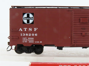 HO Scale Red Caboose RR-38085-21 ATSF Santa Fe 40' Box Car 138206 RTR