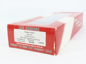 HO Scale Red Caboose RR-38085-21 ATSF Santa Fe 40' Box Car 138206 RTR