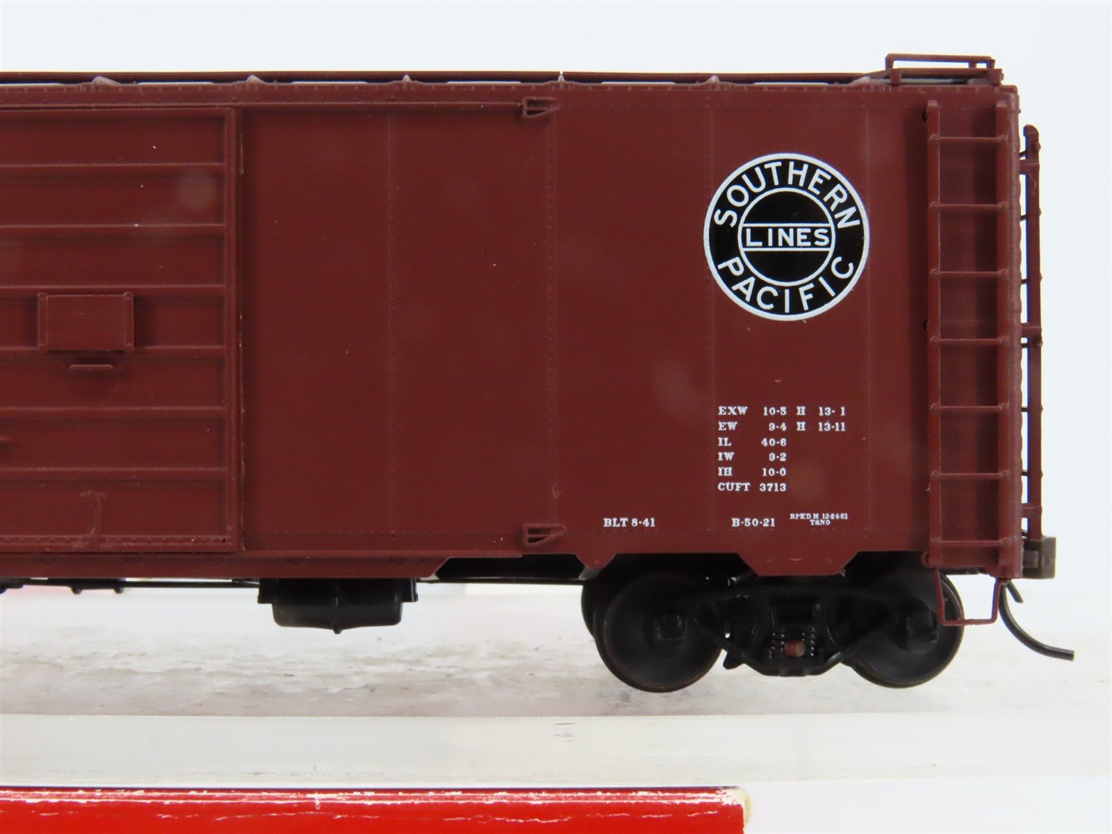 HO Scale Red Caboose RR-38081-3 T&NO Texas & New Orleans Box Car 54218 RTR
