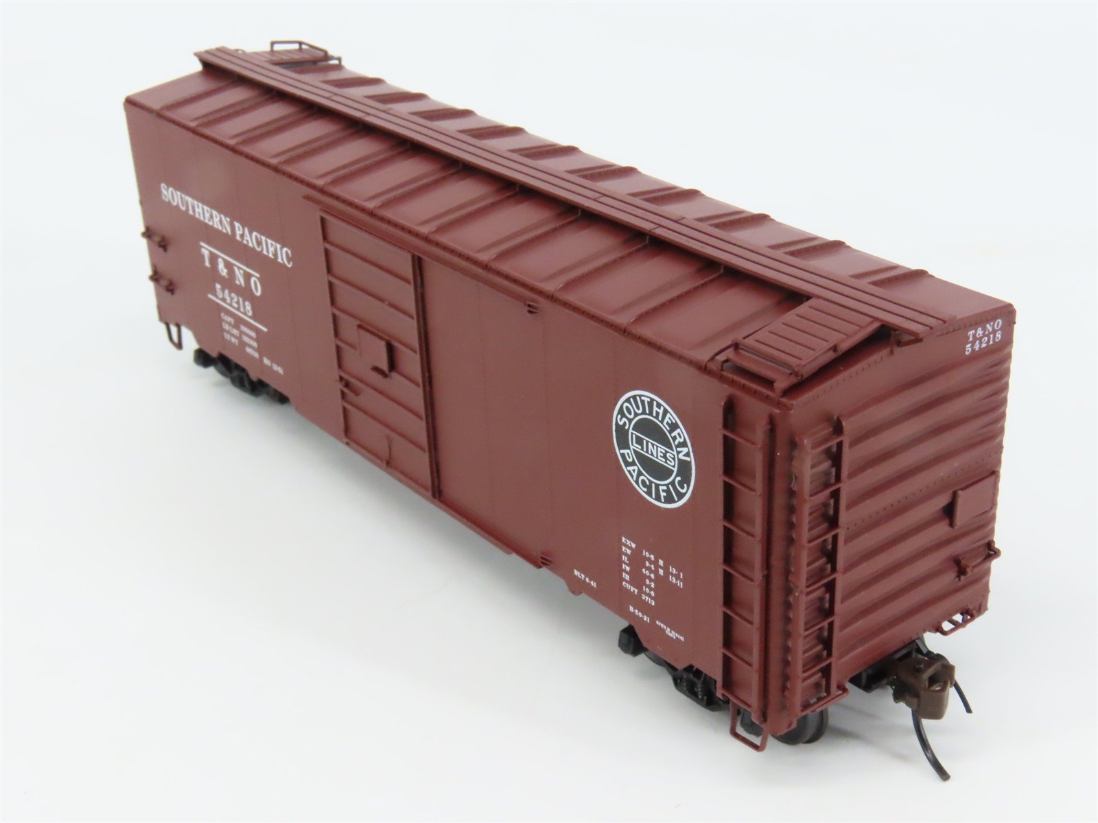 HO Scale Red Caboose RR-38081-3 T&NO Texas & New Orleans Box Car 54218 RTR