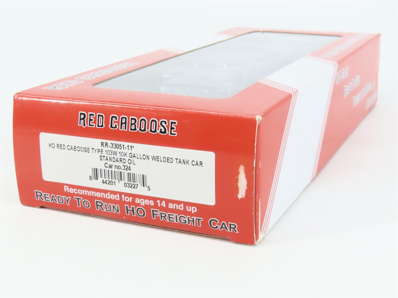 HO Scale Red Caboose RR-33051-11* UTOX Standard Oil Tank Car 324 RTR