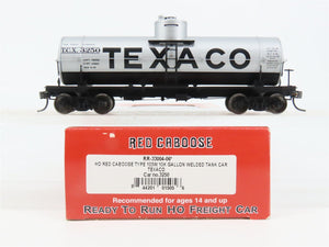 HO Scale Red Caboose RR-33004-06* TCX Texaco Tank Car 3250 RTR