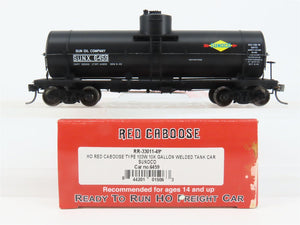 HO Scale Red Caboose RR-33011-49 SUNX Sunoco Tank Car 6459 RTR