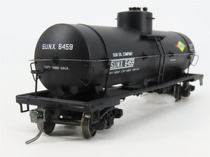 HO Scale Red Caboose RR-33011-49 SUNX Sunoco Tank Car 6459 RTR