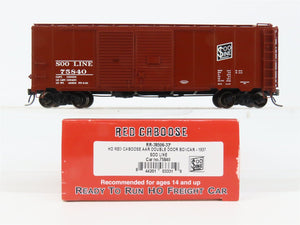 HO Scale Red Caboose RR-38506-33 Soo Line 40' Box Car 75840 RTR