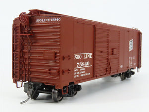 HO Scale Red Caboose RR-38506-33 Soo Line 40' Box Car 75840 RTR