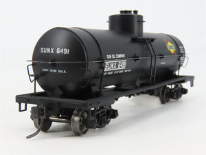 HO Scale Red Caboose RR-33010-54* SUNX Sunoco Tank Car 6491 RTR