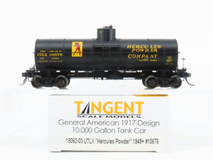 HO Scale Tangent 19062-03 UTLX Hercules Powder Co. Single Dome Tank Car #10676