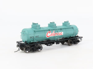 HO Scale Tangent 11510-03 GATX Celanese 6k Gallon Single Dome Tank Car #1407