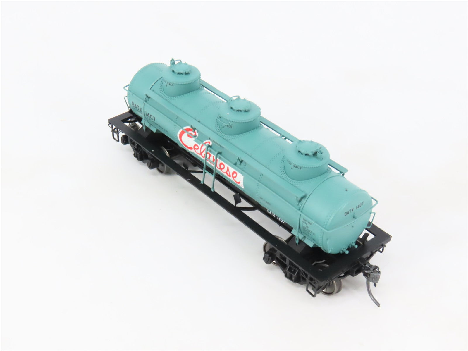 HO Scale Tangent 11510-03 GATX Celanese 6k Gallon Single Dome Tank Car #1407