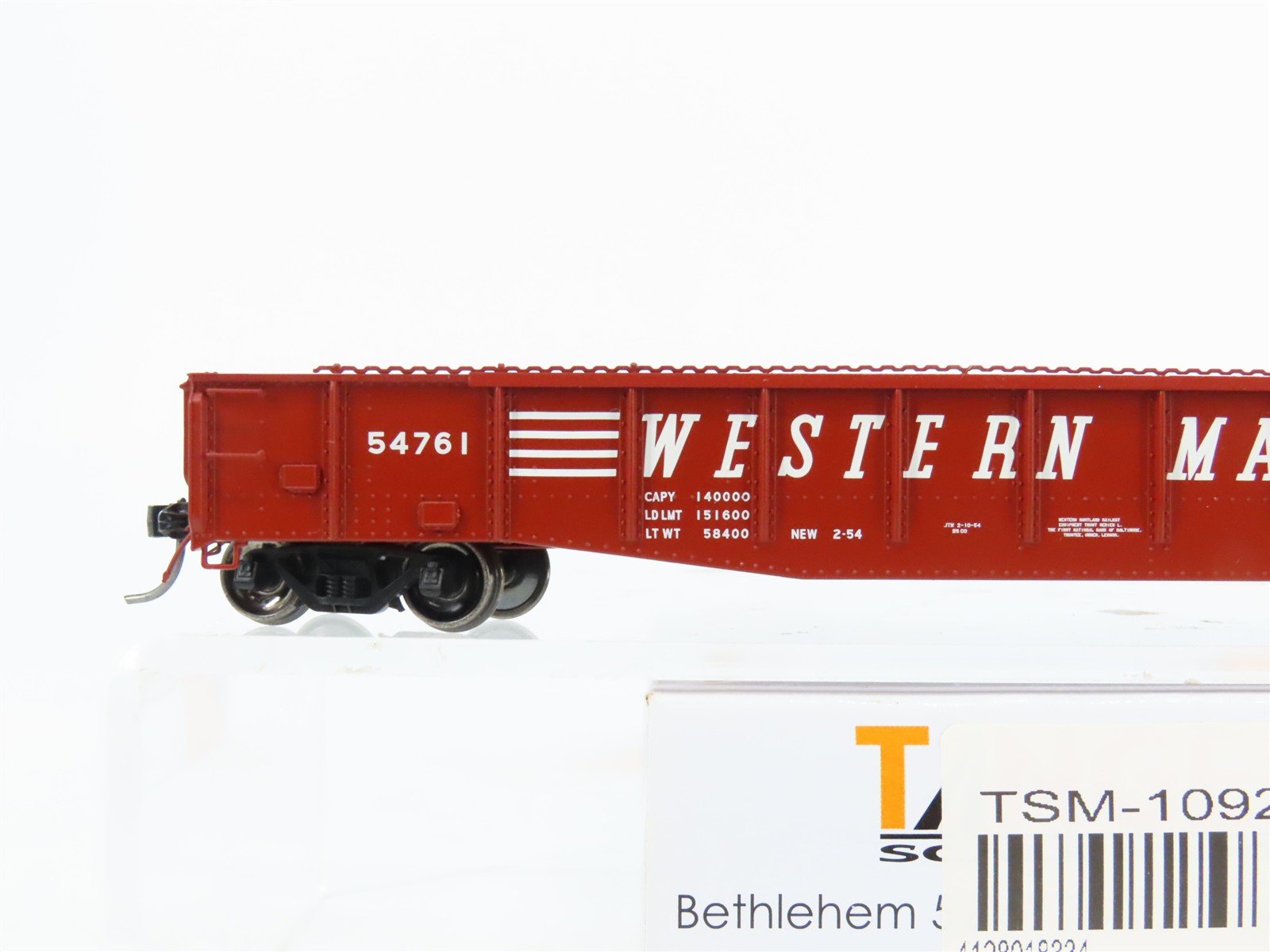 HO Scale Tangent 10926-02 WM Western Maryland 52'6