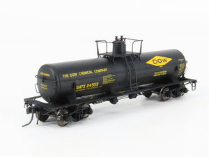 HO Scale Tangent 13013-02 GATX Dow Chemical 8k Gallon Acid Tank Car #24959