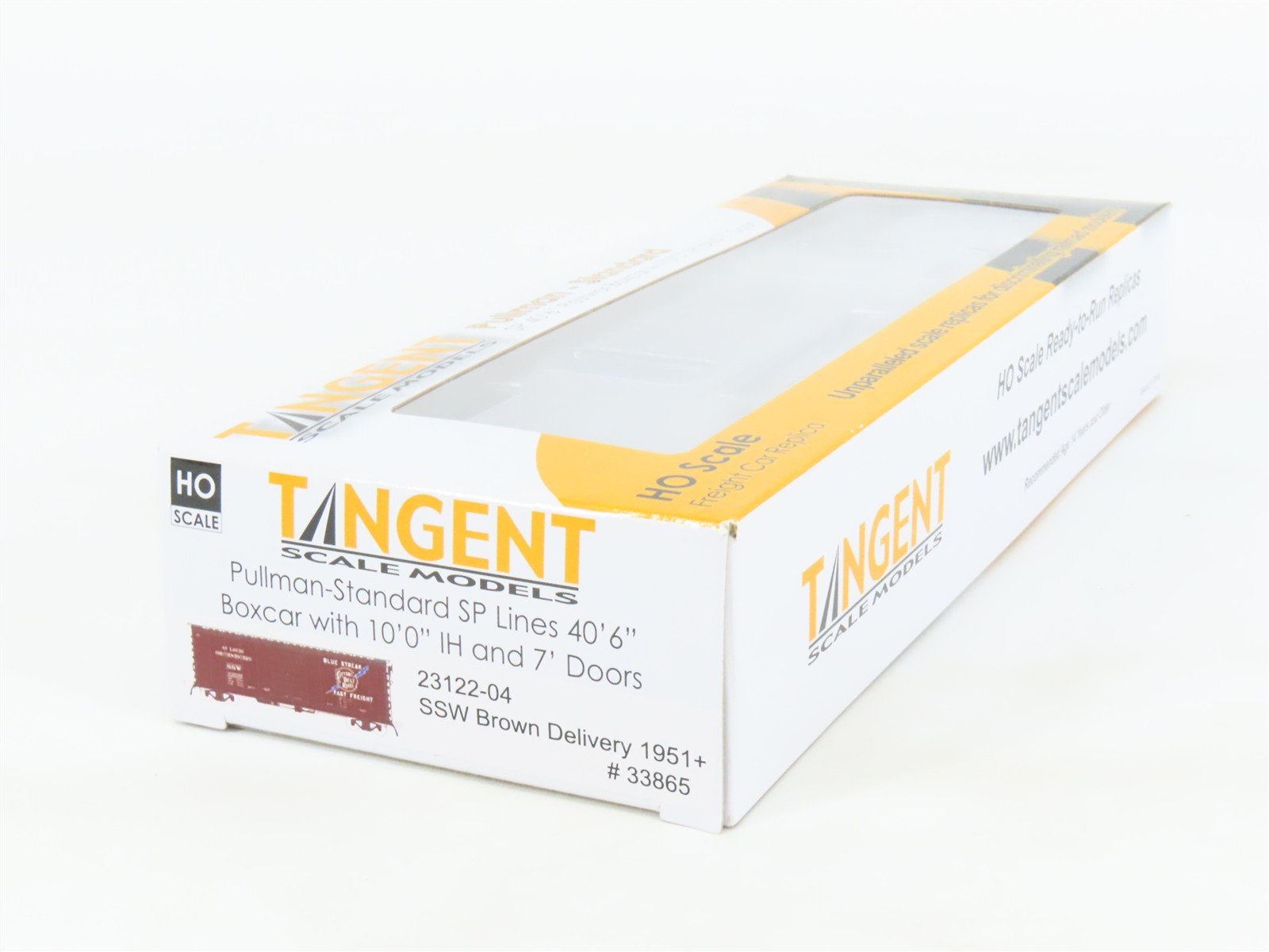 HO Tangent 23122-04 SSW Cotton Belt Blue Streak 40'6
